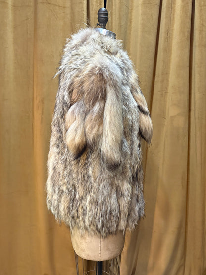 Vintage Coyote Fur Vest