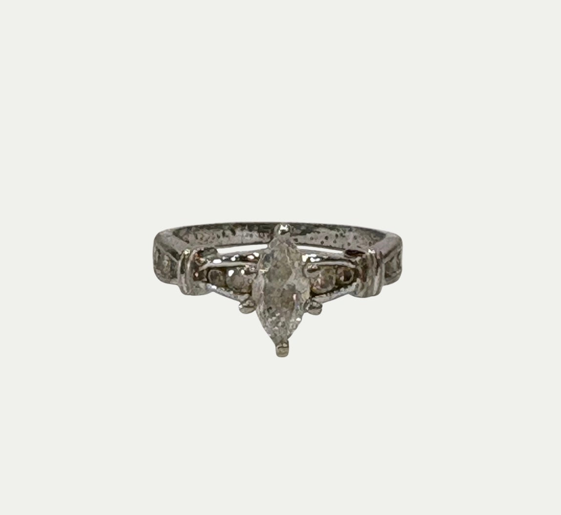 Vintage Crystal Ring