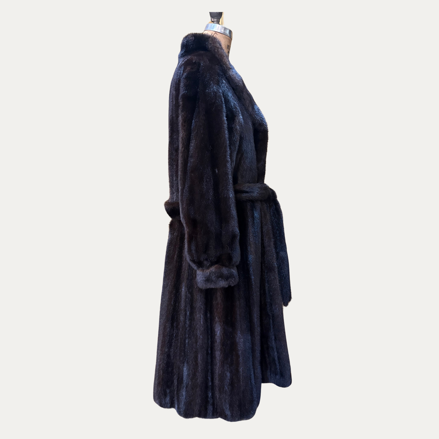 Vintage Revillion Paris Full Length Mink Fur Coat