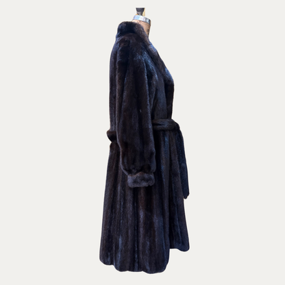 Vintage Revillion Paris Full Length Mink Fur Coat
