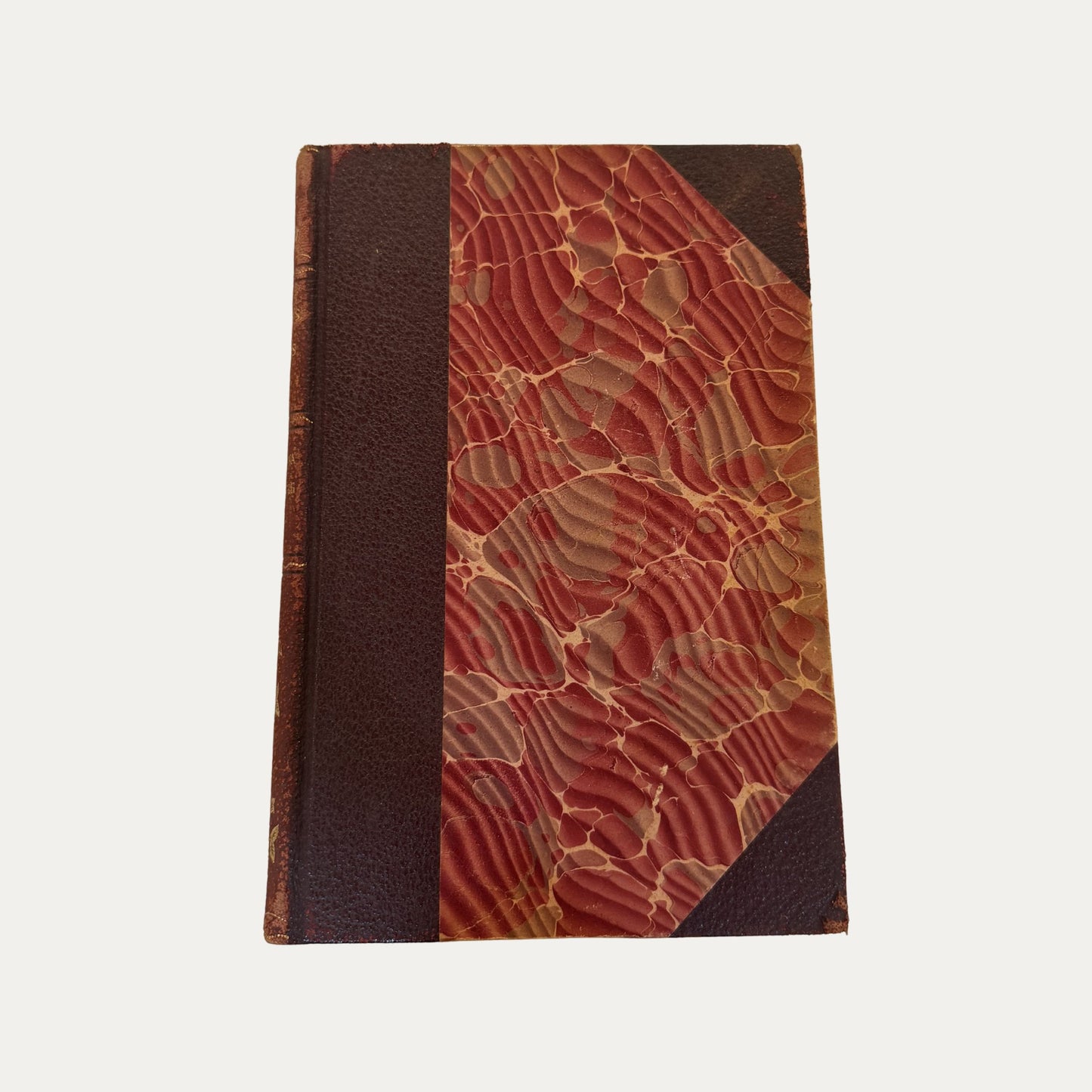Antique Leather and Marble Book Stoddards Lectures (Book 6)
