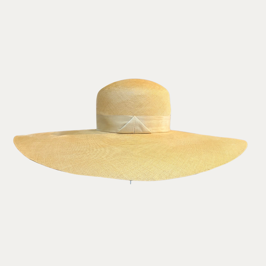 Vintage 1980s Galanos Rafia Hat