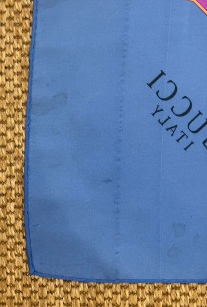 Vintage Gucci 90cm Silk Perfume Scarf