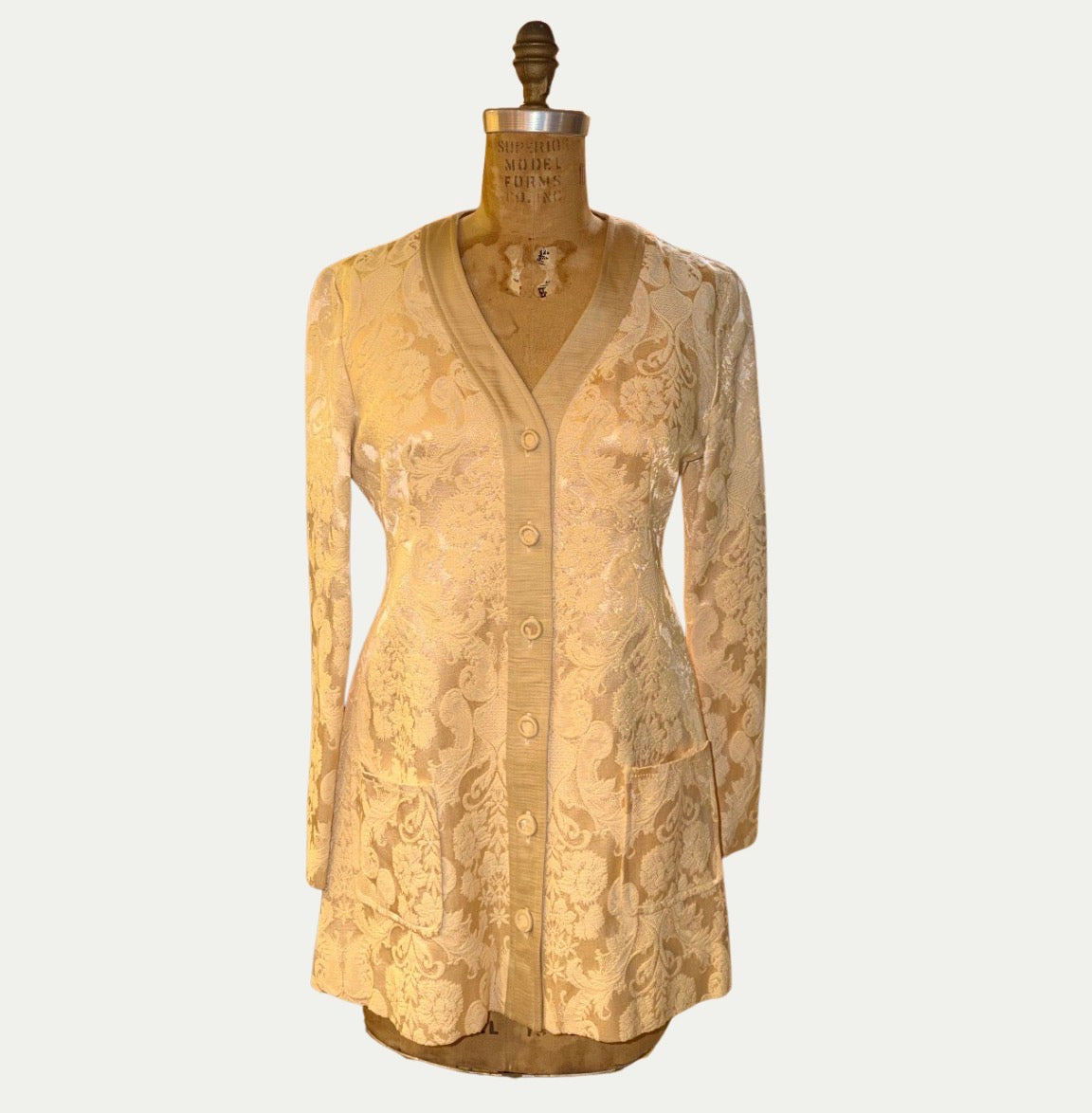 Vintage Simon Massey London Brocade Coat