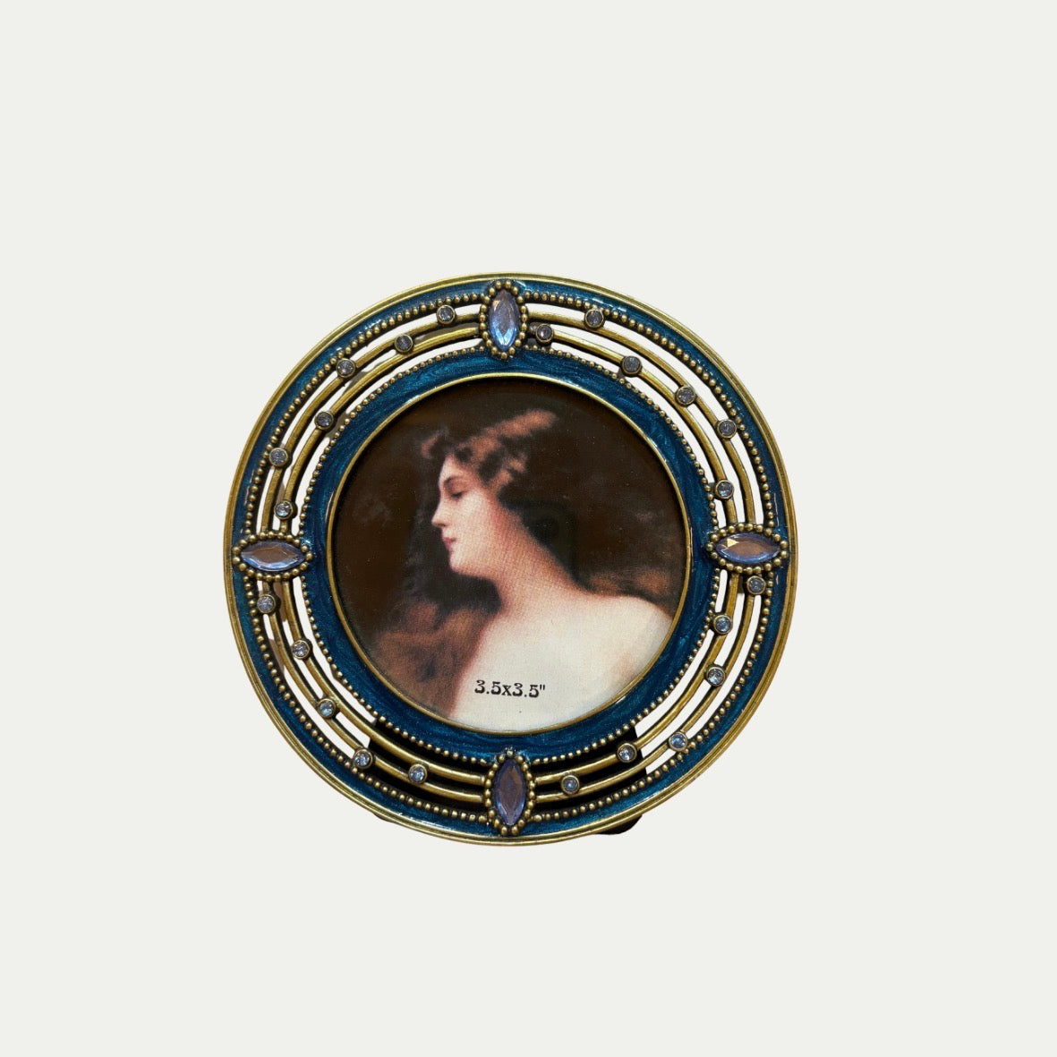 Jeweled Enamel Picture Frame