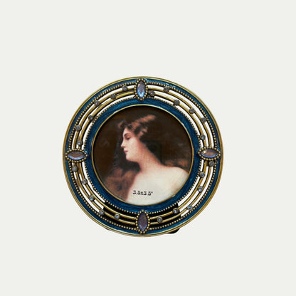 Jeweled Enamel Picture Frame