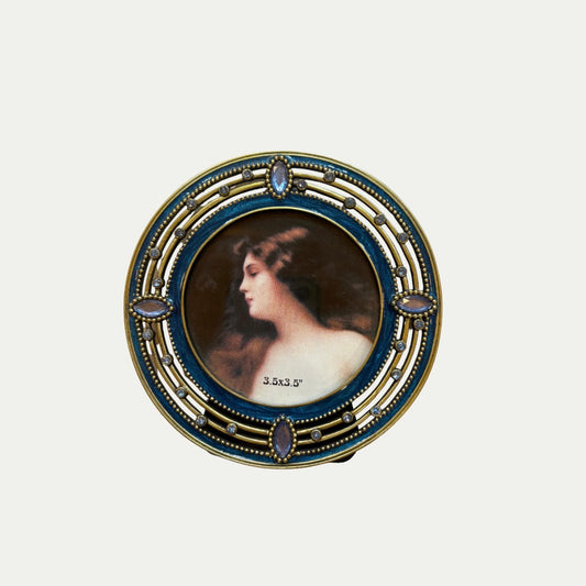 Jeweled Enamel Picture Frame