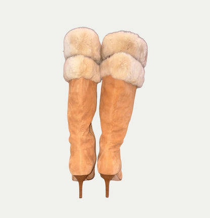 Cole Hann Fur Topped Women’s Boots