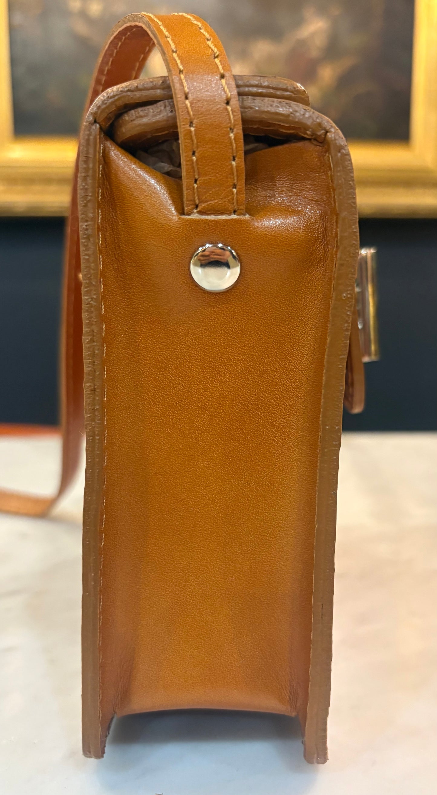 Italian Leather Crossbody Bag