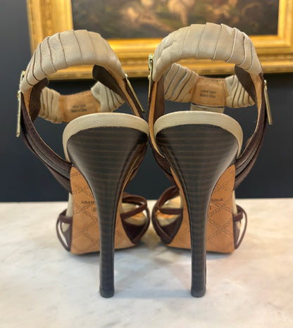 Vintage LAMB Tan/Brown Heels (Size 9).