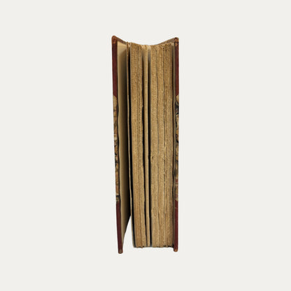 Antique Leather and Marble Book Smolletts Works (Book 6)