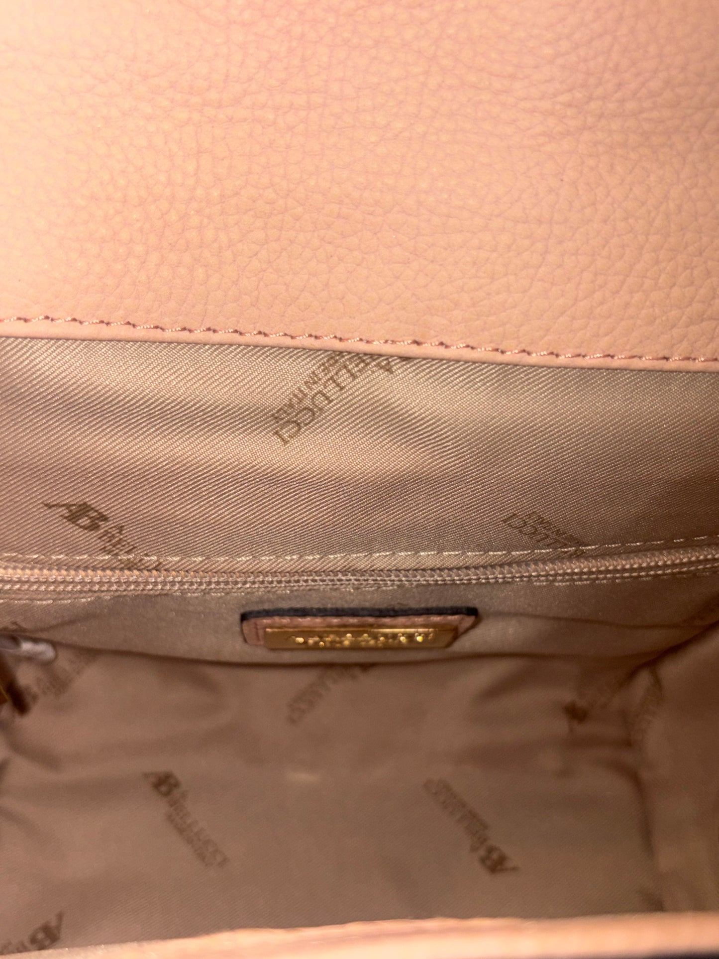Italian Pink Suede Handbag