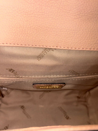 Italian Pink Suede Handbag