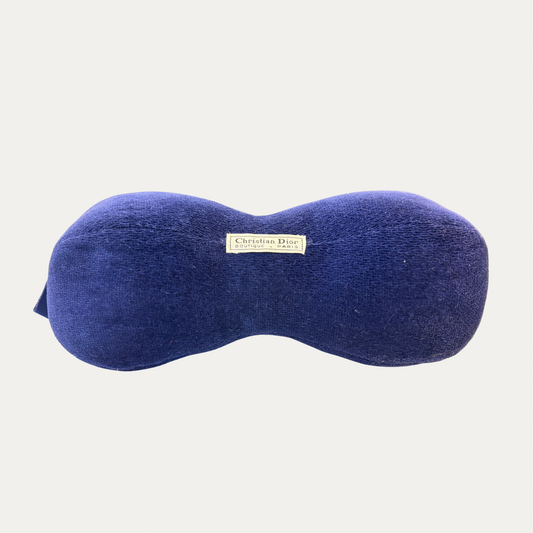 Vintage Blue Christian Dior Neck Pillow