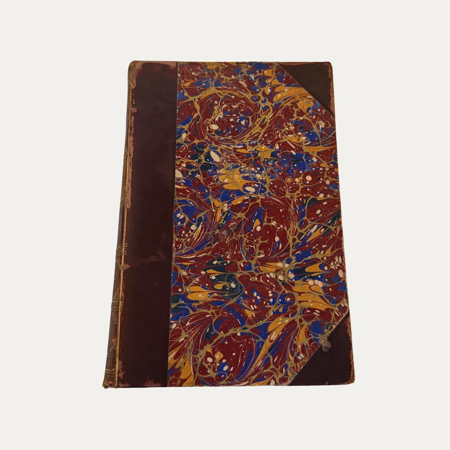 Antique Leather and Marble Book Motleys Works (vol 3)