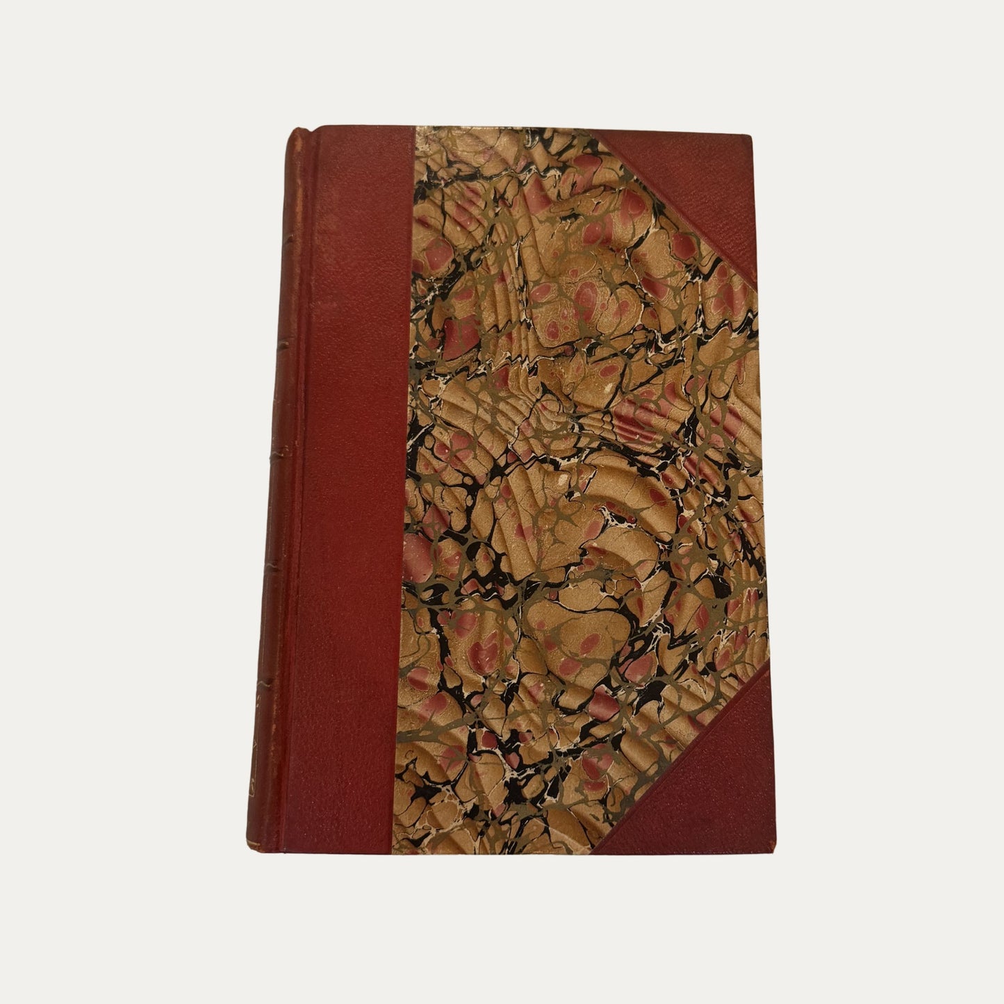 Antique Leather and Marble Book Smolletts Works (Book 10)