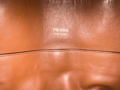 Prada Galleria Tote Large In Caramel