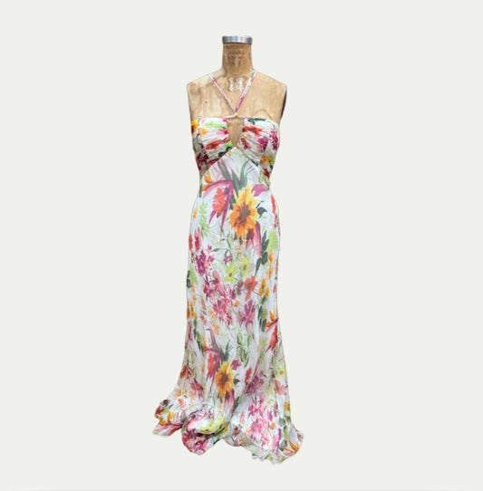 Laundry By Shelli Segal Floral Dress (Size 4)