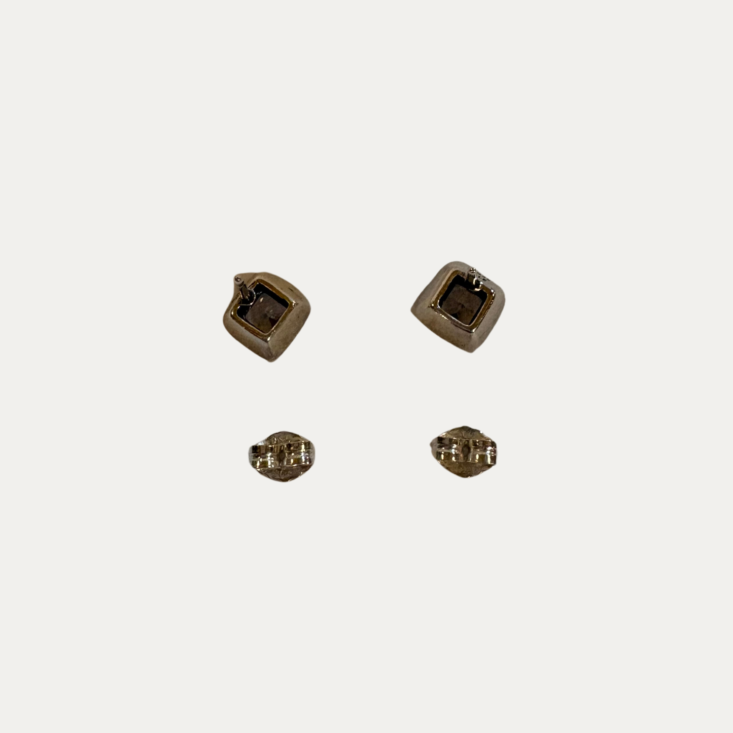 Sterling Silver Crystal Stud Earrings