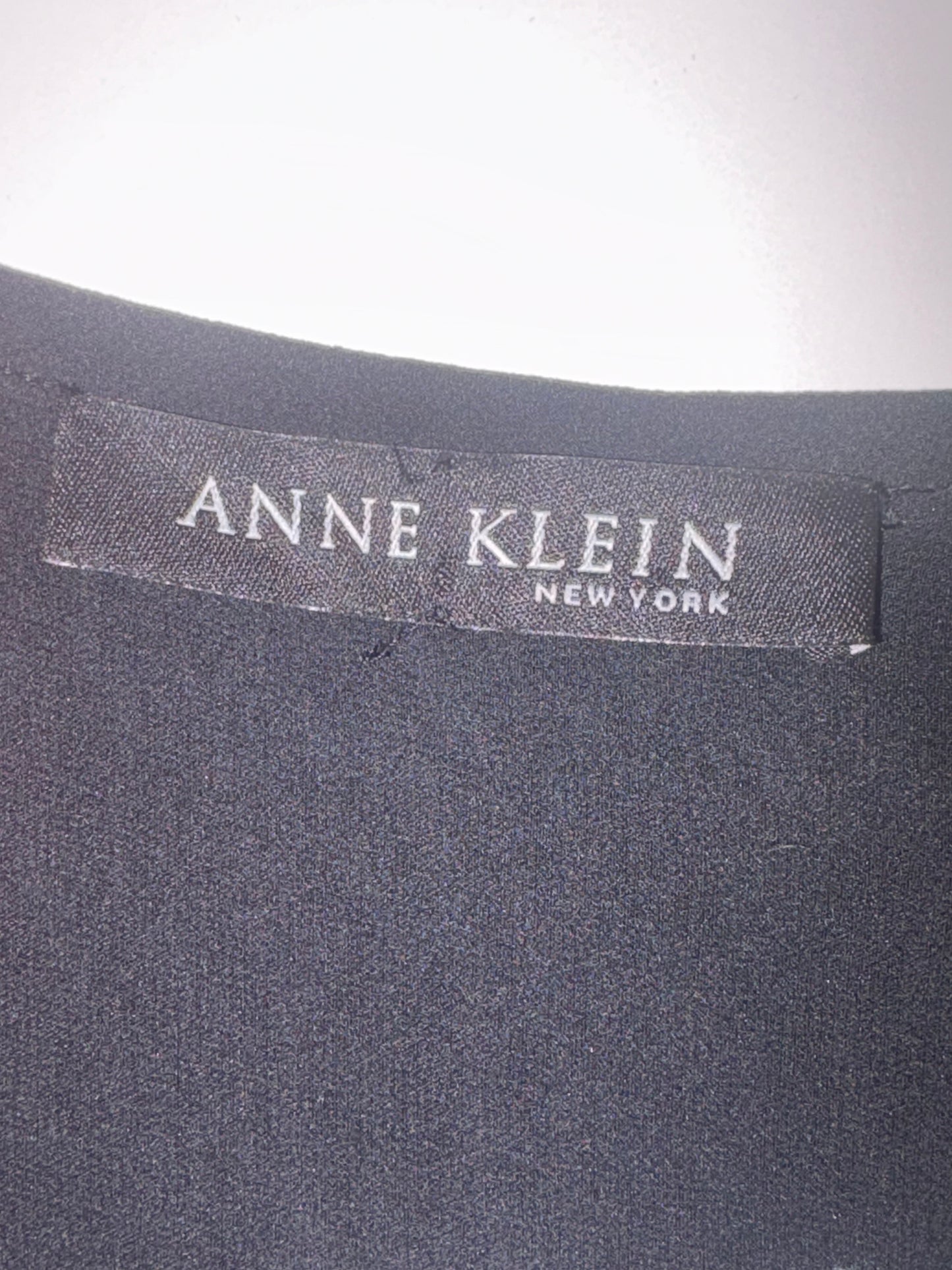 Anne Klein Black Silk Chiffon Skirt (Size S)