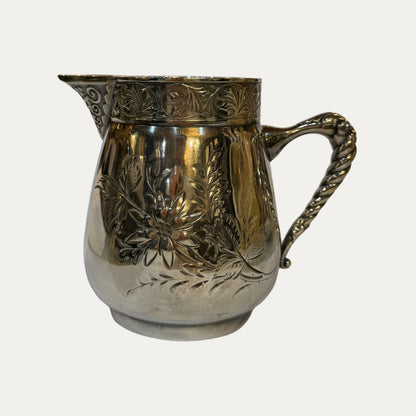 Art Deco Silver Etched Coffee Service