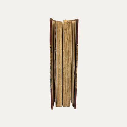 Antique Leather and Marble Book Smolletts Works (Book 10)