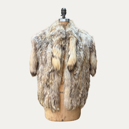 Vintage Coyote Fur Vest