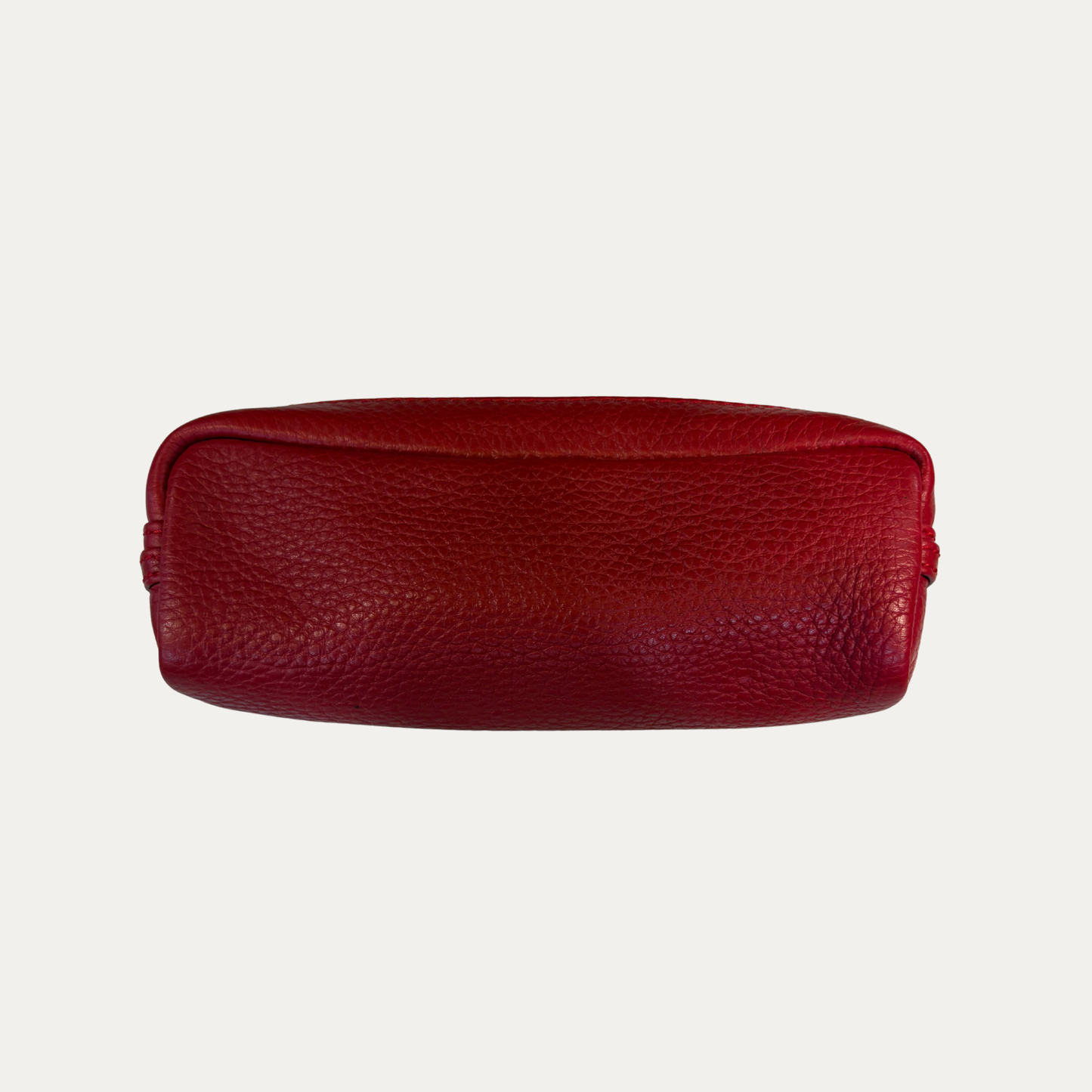 Burberry England Red Leather Pencil Case