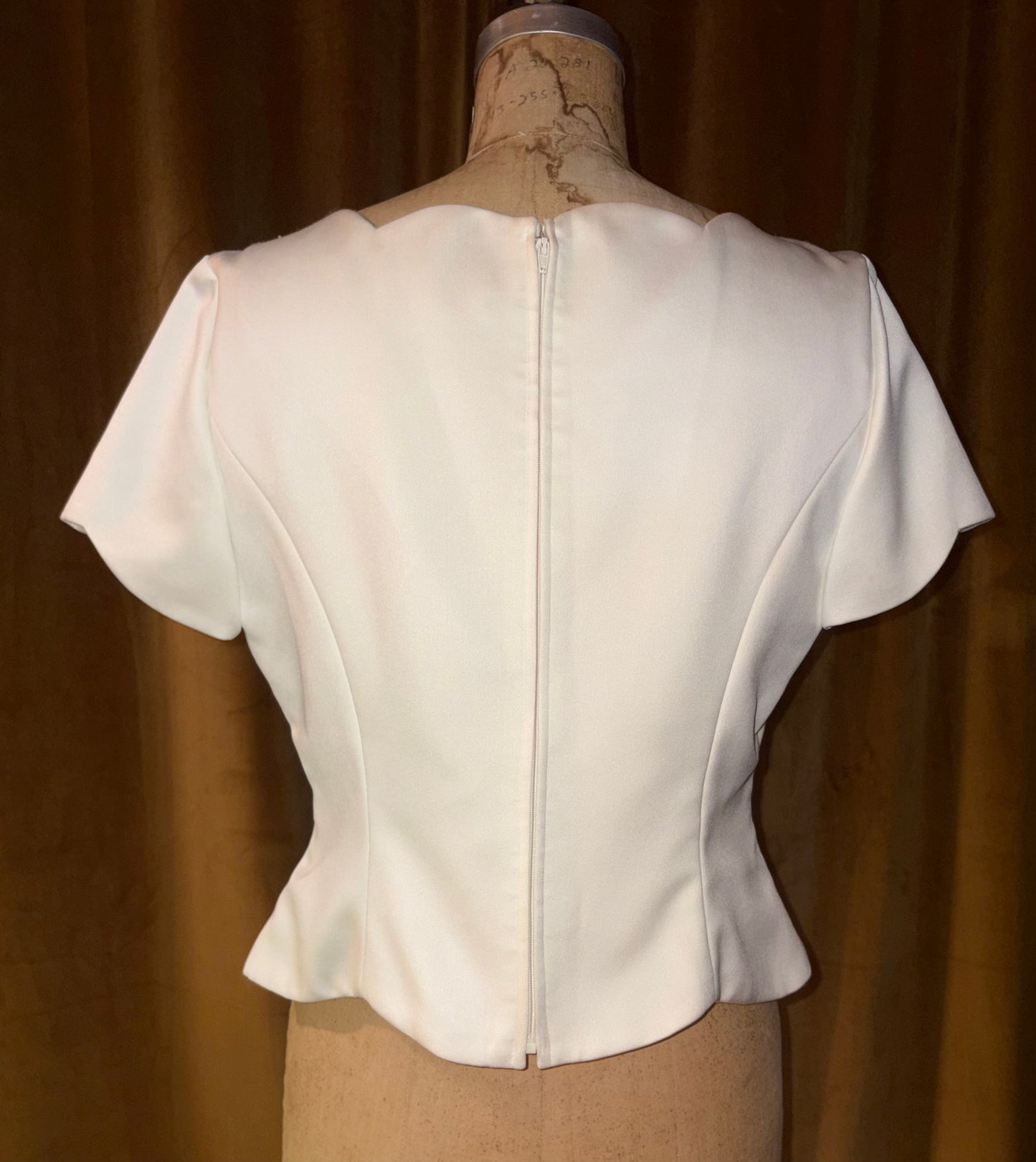 Vie By Victoria Royal Ivory Blouse (Size L)
