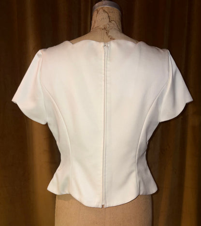 Vie By Victoria Royal Ivory Blouse (Size L)