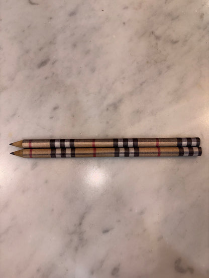 Burberry England Red Leather Pencil Case