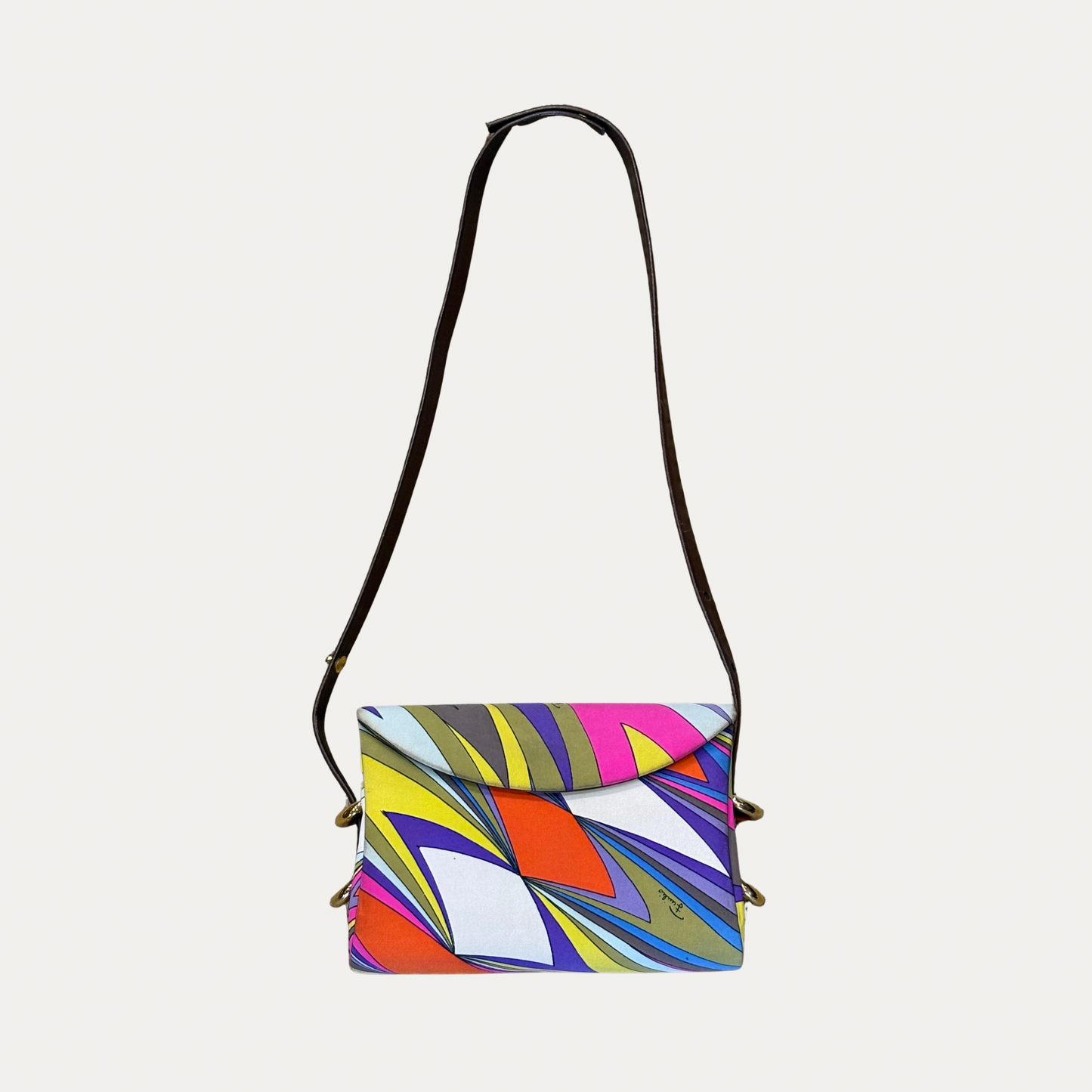 Emilio Pucci Patterned Shoulder Bag