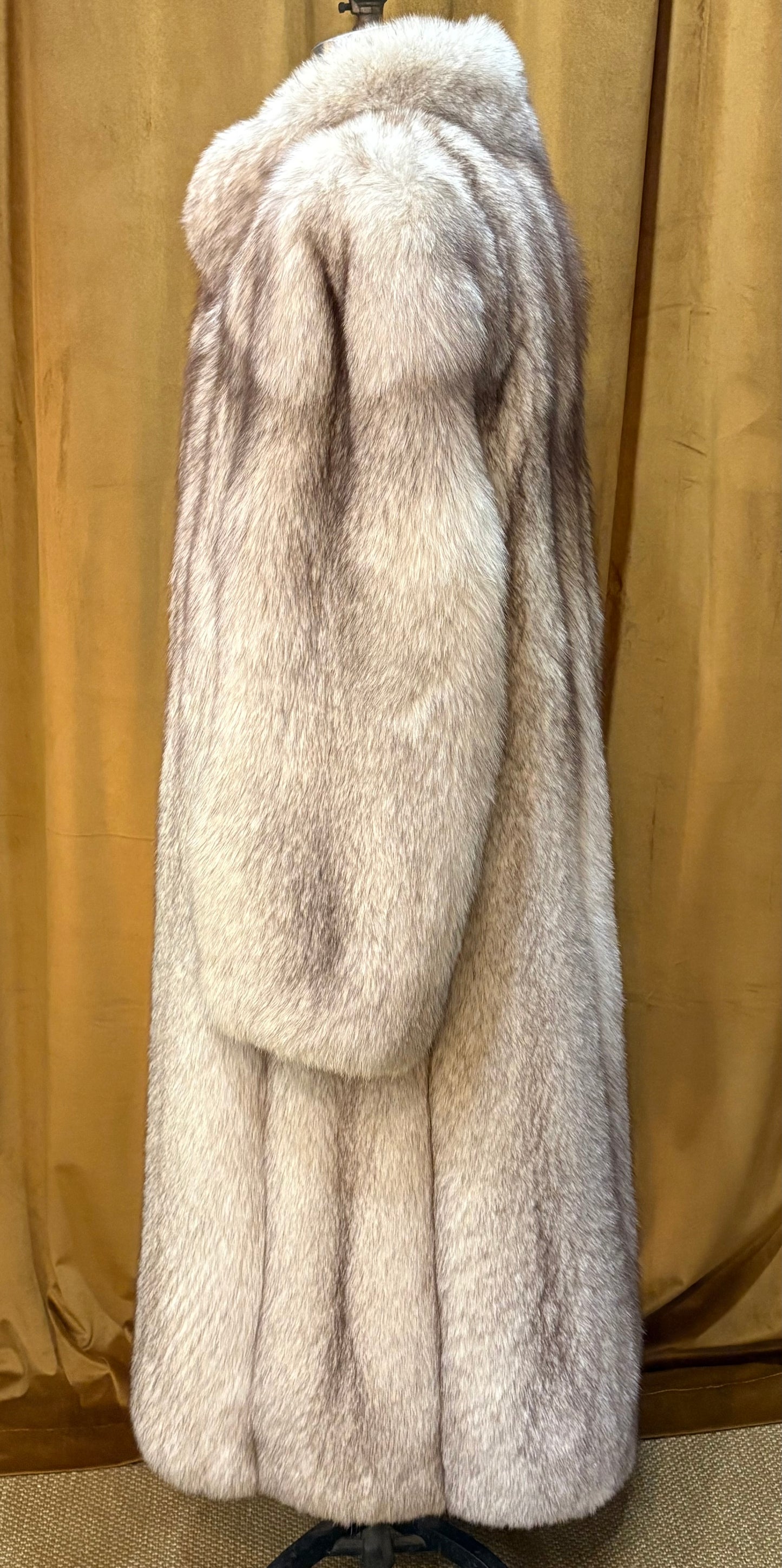 Vintage Full Length Fox Fur Coat