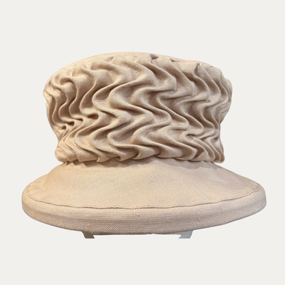 Vintage Pink Fredrick Fox Linen Hat