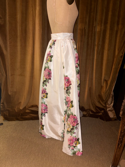 Vintage Cheta B Floral Maxi Skirt (Size 8)