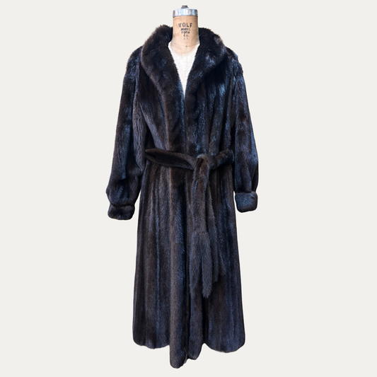Vintage Revillion Full Length Mink Coat