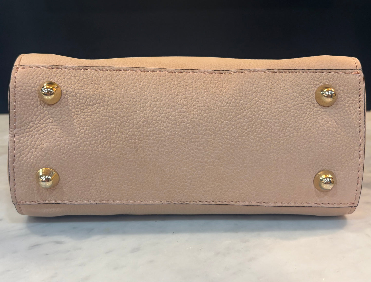 Italian Pink Suede Handbag