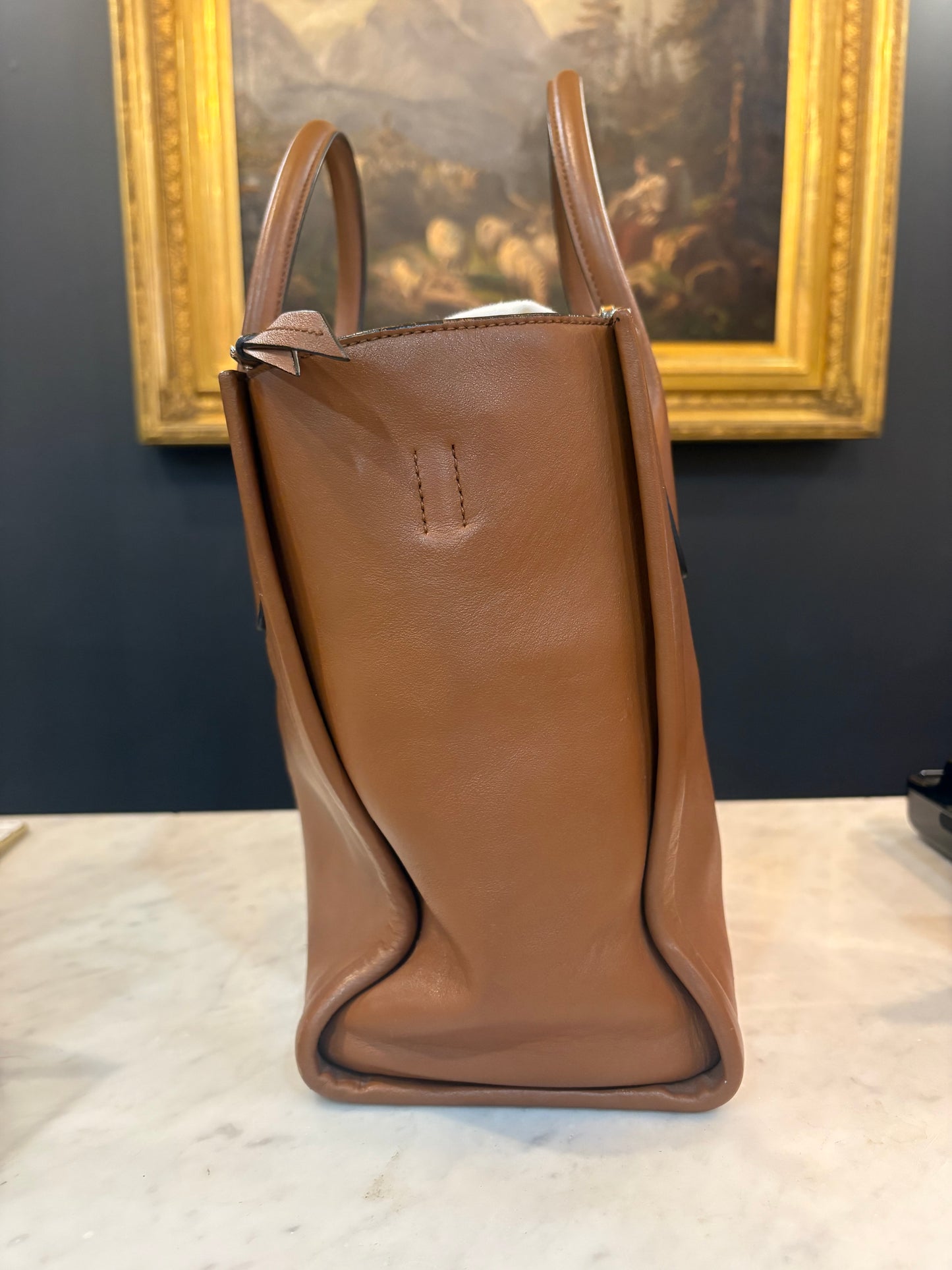 Prada Galleria Tote Large In Caramel