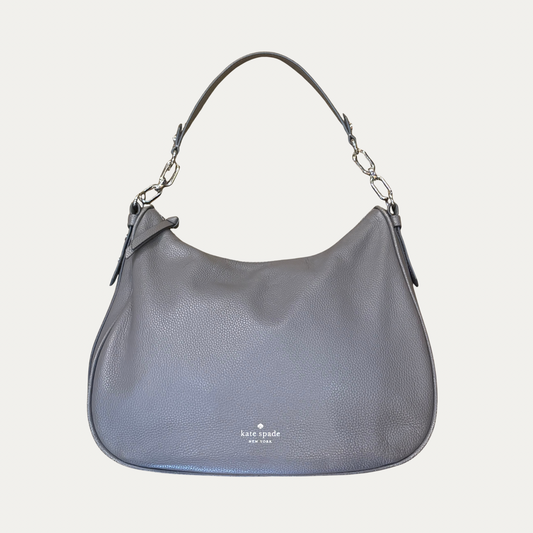 Kate Spade Grey Hobo Bag