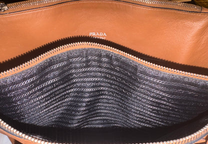 Prada Galleria Tote Large In Caramel