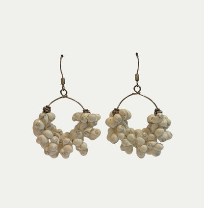 Sterling Silver & Shell Earrings