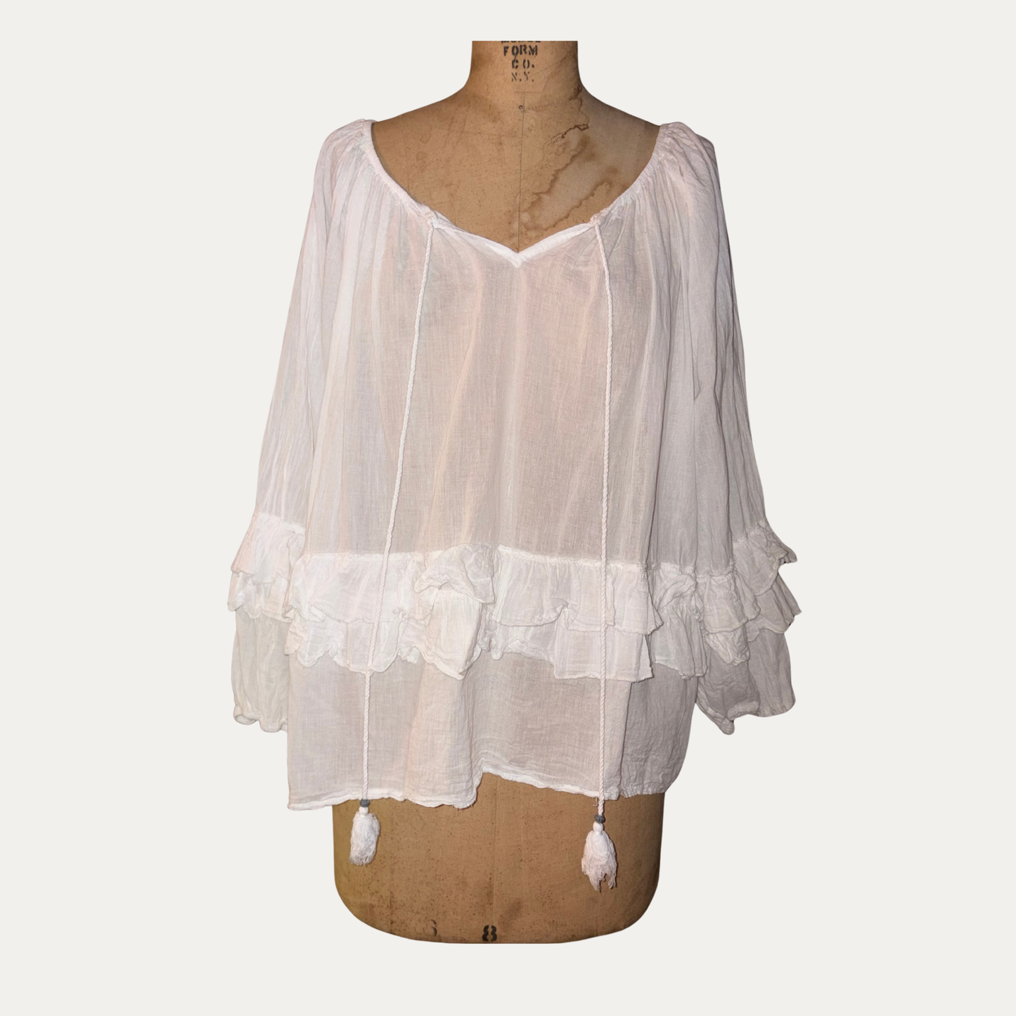 JS Millenium Linen Blouse (Size M)