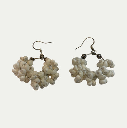 Sterling Silver & Shell Earrings