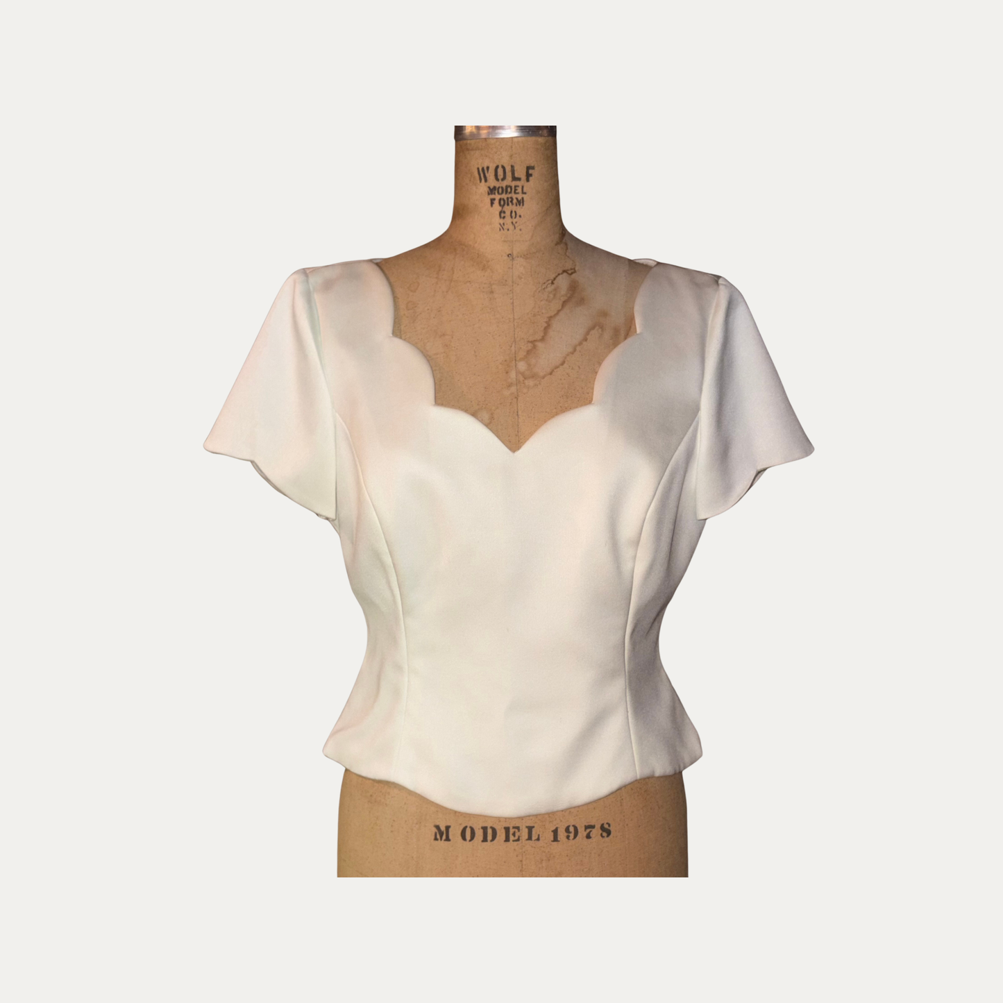 Vie By Victoria Royal Ivory Blouse (Size L)