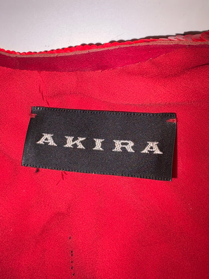 Vintage Akira Red Sequined Evening Dress (Size S)