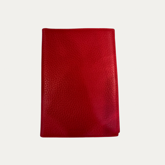 Burberry England Red Leather Photo Album