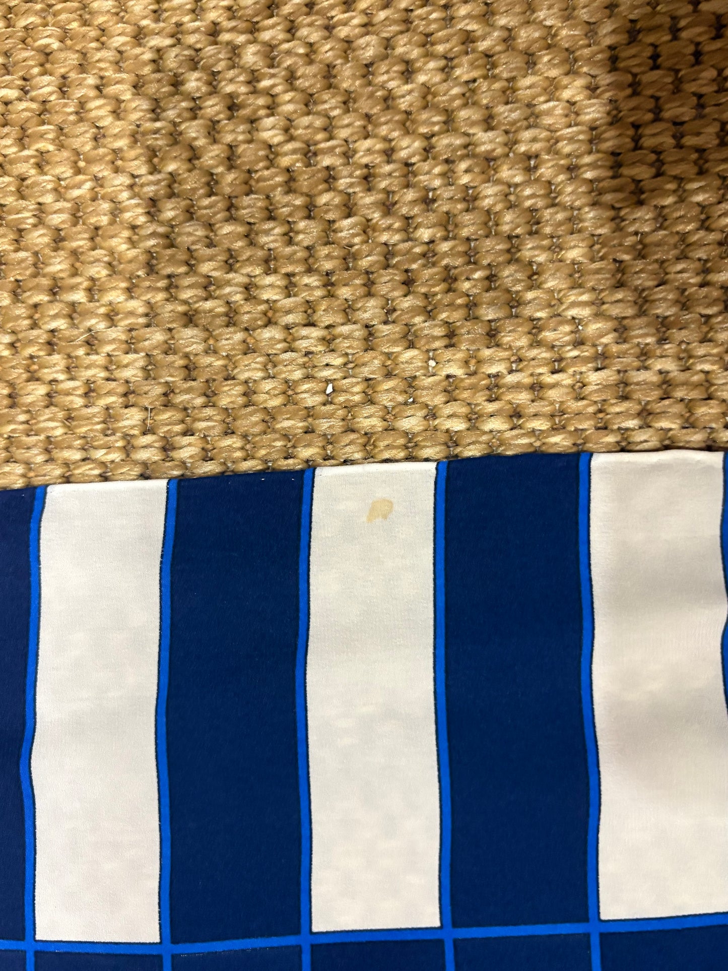 Vintage 1980s Yves Saint Laurent Navy Gingham 90cm Scarf