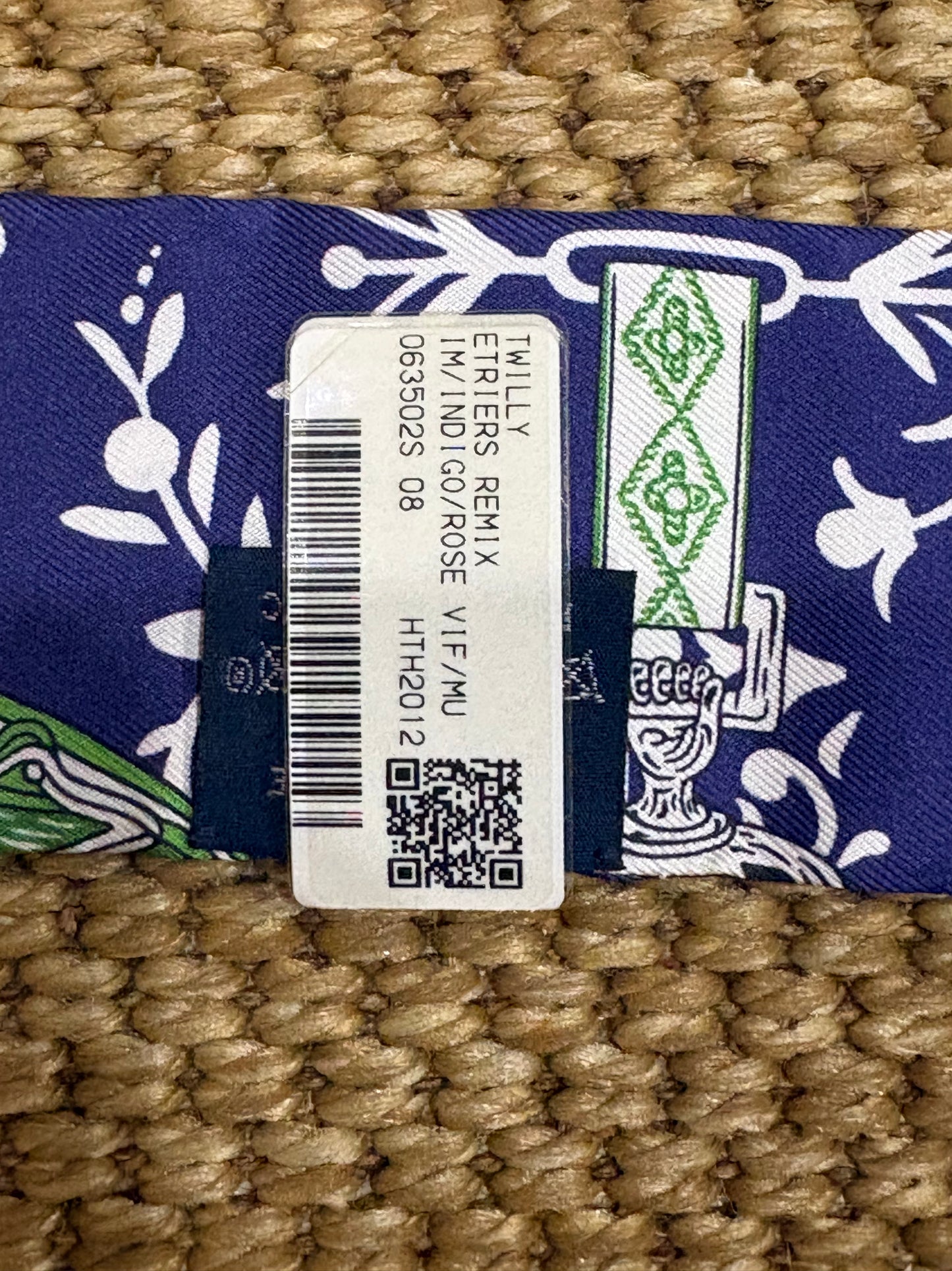 Hermes "Etriers Remix" Discontinued Twilly Scarf
