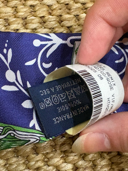 Hermes "Etriers Remix" Discontinued Twilly Scarf