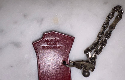 Rare Hermes Leather Boot Bag Charm